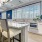 a kitchen with white cabinets